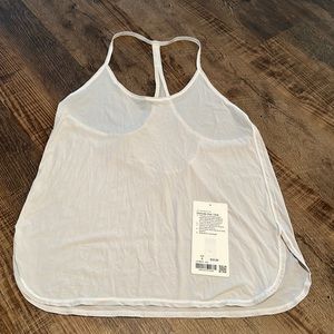 Women’s white lululemon delicate day tank size 6